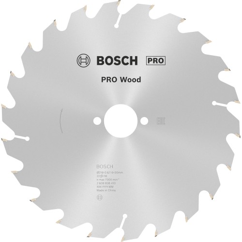 Hoja de sierra circular PRO Wood, 216 x 2,6 x 30 mm, T22
