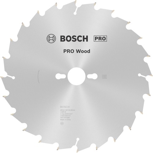 Hoja de sierra circular PRO Wood, 254 x 2,8 x 30 mm, T24