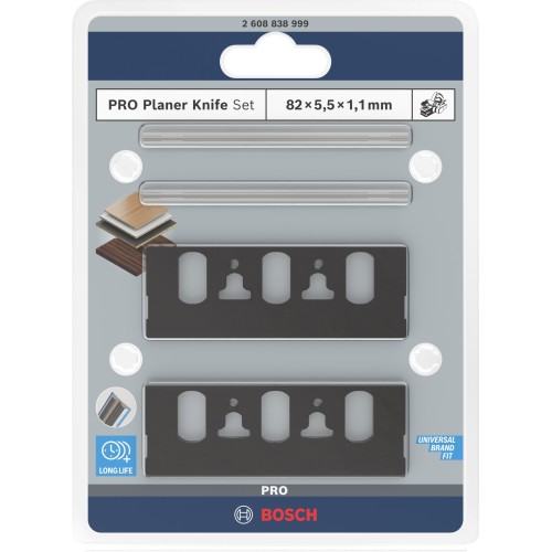 Set de cuchillas para cepillo PRO, 4 unidades