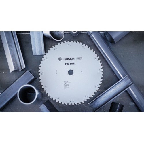 Hoja de sierra circular PRO Steel con cable, 254 x 2,2 x 25,4 mm, T52