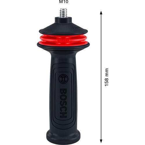Empuñadura para amoladora EXPERT Handle con Vibration Control M10 de 169 x 69 mm