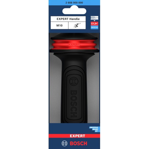 Empuñadura para amoladora EXPERT Handle con Vibration Control M10 de 169 x 69 mm