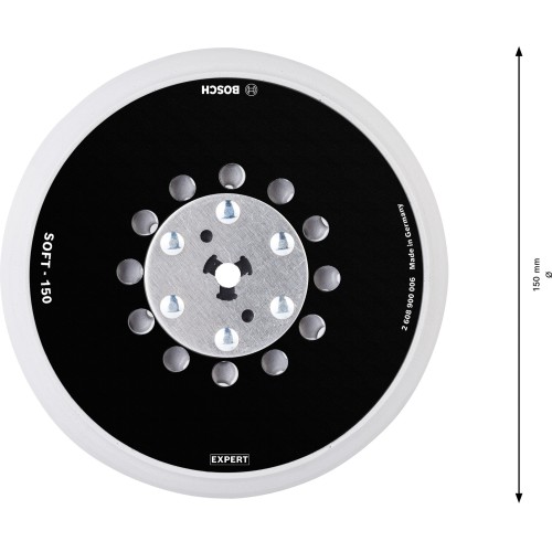 Plato de lija EXPERT Multihole Universal, 150 mm, blando