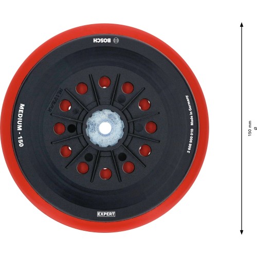 Plato de lija EXPERT Multihole para Bosch, 150 mm, medio
