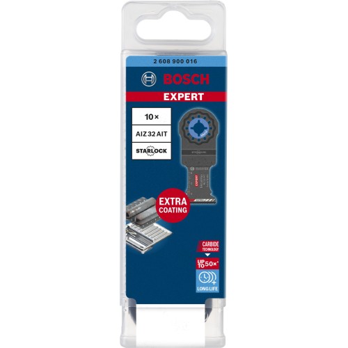 Hojas de multiherramienta EXPERT MetalMax AIZ 32 AIT de 40 x 32 mm, 10 unidades
