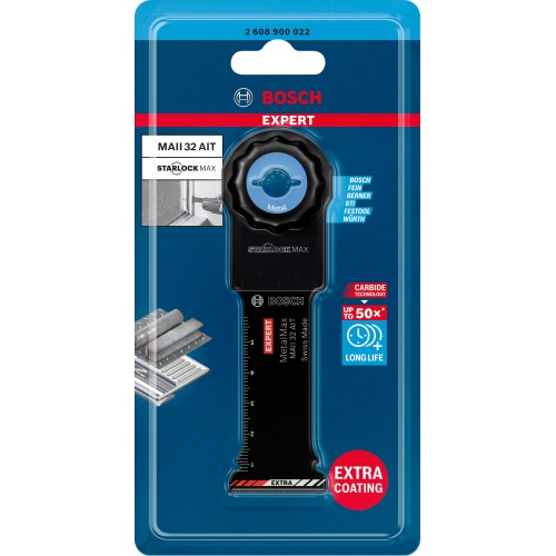 Hoja de multiherramienta EXPERT MetalMax MAII 32 AIT de 70 x 32 mm