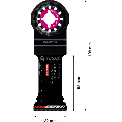 Hoja de multiherramienta EXPERT MultiMax PAIZ 32 APIT de 32 mm, 10 unidades