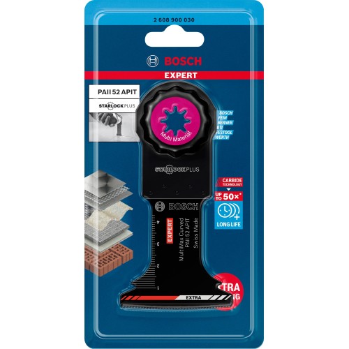 Hoja de multiherramienta EXPERT MultiMax PAII 52 APIT de 52 mm