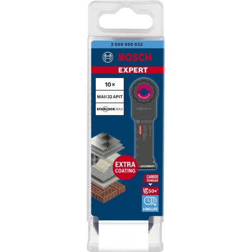 Hoja de multiherramienta EXPERT MultiMax MAII 32 APIT de 32 mm, 10 unidades
