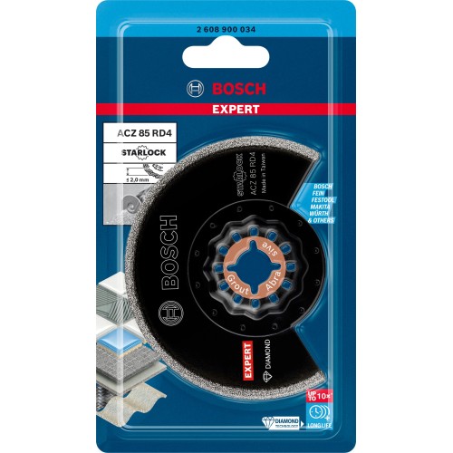 Hoja de multiherramienta para lechada EXPERT Grout Segment Blade ACZ 85 RD4 de 85 mm