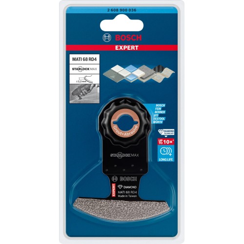 Hoja de multiherramienta EXPERT Corner Blade MATI 68 RD4 de 68 x 30 mm