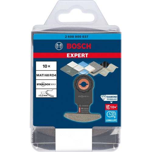 Hoja de multiherramienta EXPERT Corner Blade MATI 68 RD4 de 68 x 30 mm, 10 unidades