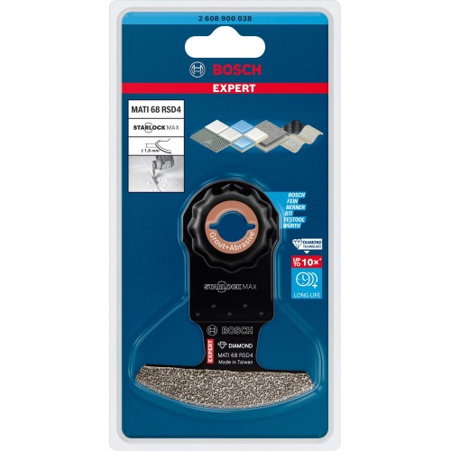Hoja de multiherramienta EXPERT Corner MATI 68 RSD4 de 68 x 10 mm