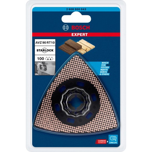 Hoja de multiherramienta EXPERT Sanding Plate AVZ 90 RT10, 90 mm