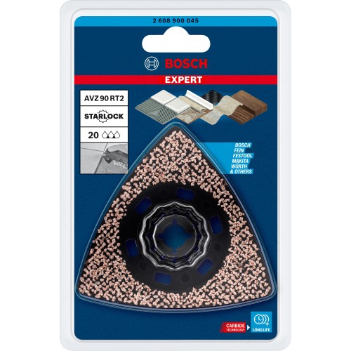 Hoja de multiherramienta EXPERT Sanding Plate AVZ 90 RT2, 90 mm
