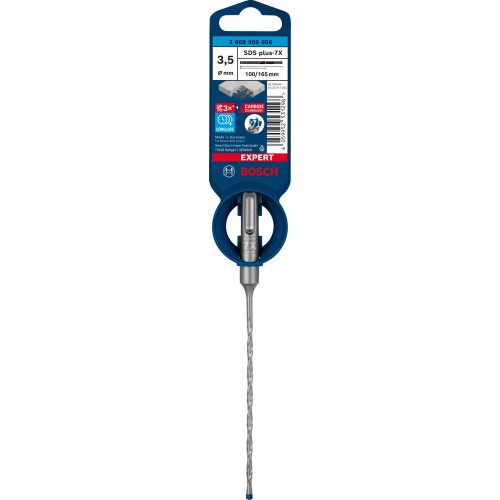 Broca para martillo EXPERT SDS plus-7X de 3,5 x 100 x 165 mm