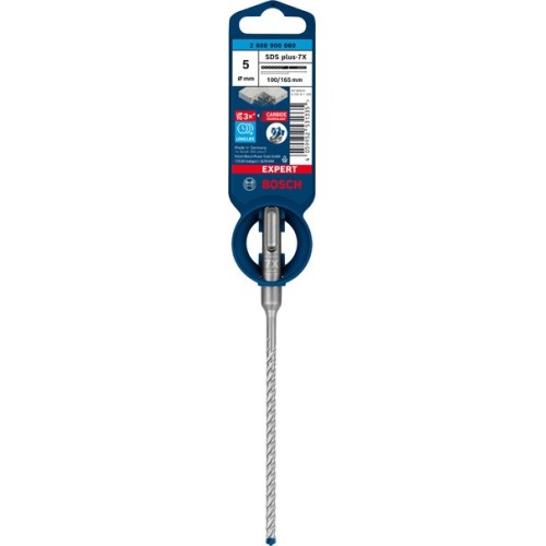 Broca para martillo EXPERT SDS plus-7X de 5 x 100 x 165 mm