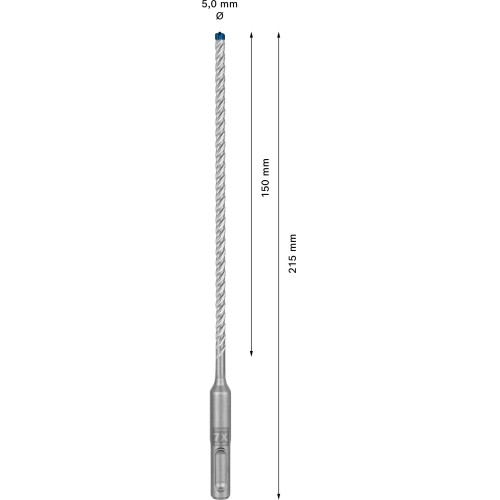 Broca para martillo EXPERT SDS plus-7X de 5 x 150 x 215 mm