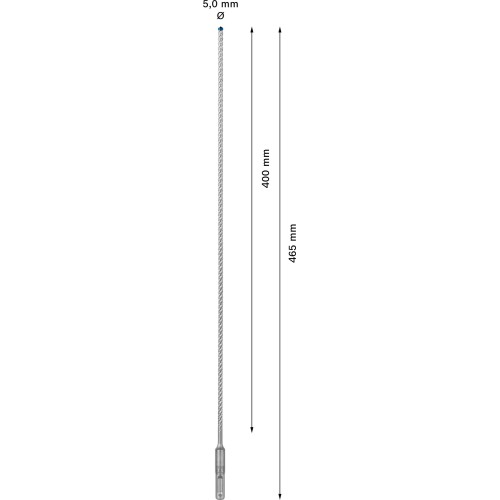 Broca para martillo EXPERT SDS plus-7X de 5 x 400 x 465 mm