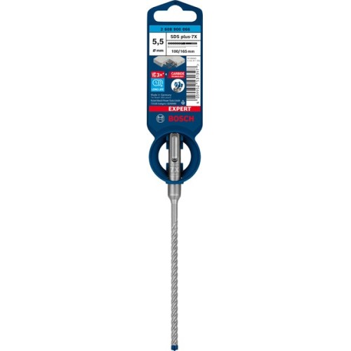 Broca para martillo EXPERT SDS plus-7X de 5,5 x 100 x 165 mm