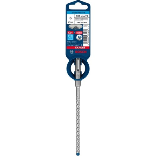 Broca para martillo EXPERT SDS plus-7X de 6 x 100 x 165 mm