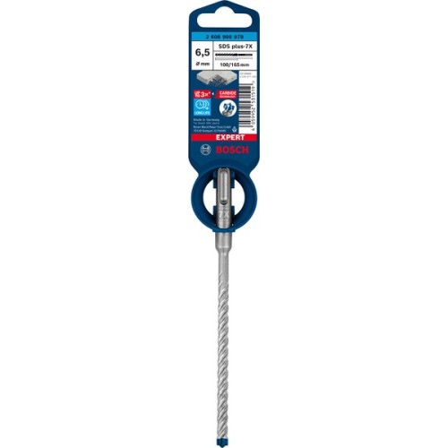Broca para martillo EXPERT SDS plus-7X de 6,5 x 100 x 165 mm