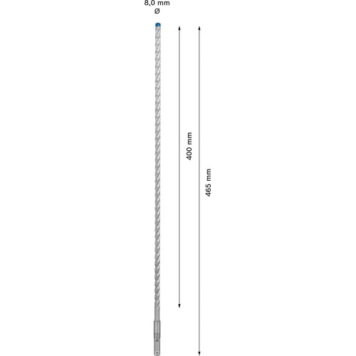 Broca para martillo EXPERT SDS plus-7X de 8 x 400 x 465 mm