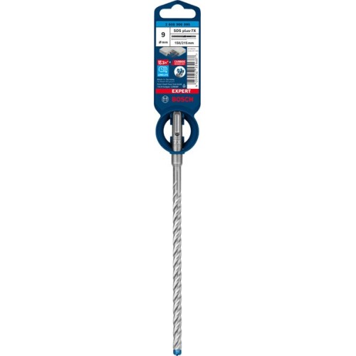 Broca para martillo EXPERT SDS plus-7X de 9 x 150 x 215 mm