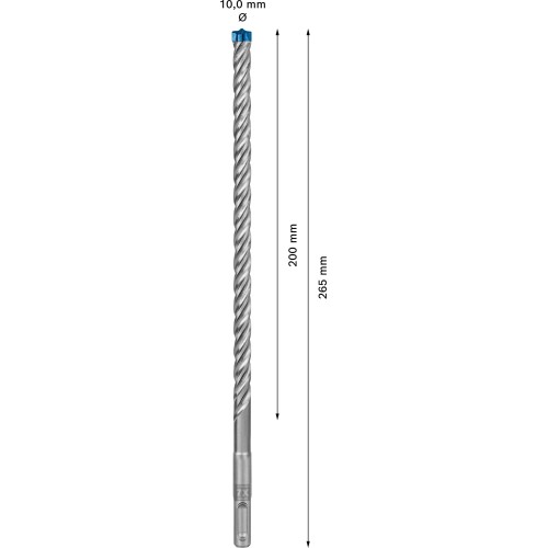 Broca para martillo EXPERT SDS plus-7X de 10 x 200 x 265 mm