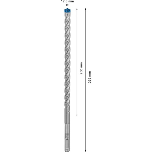 Broca para martillo EXPERT SDS plus-7X de 12 x 200 x 265 mm