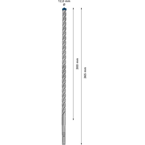Broca para martillo EXPERT SDS plus-7X de 12 x 300 x 365 mm