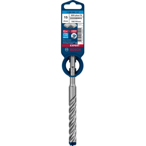 Broca para martillo EXPERT SDS plus-7X de 15 x 100 x 165 mm