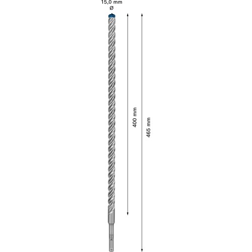 Broca para martillo EXPERT SDS plus-7X de 15 x 400 x 465 mm