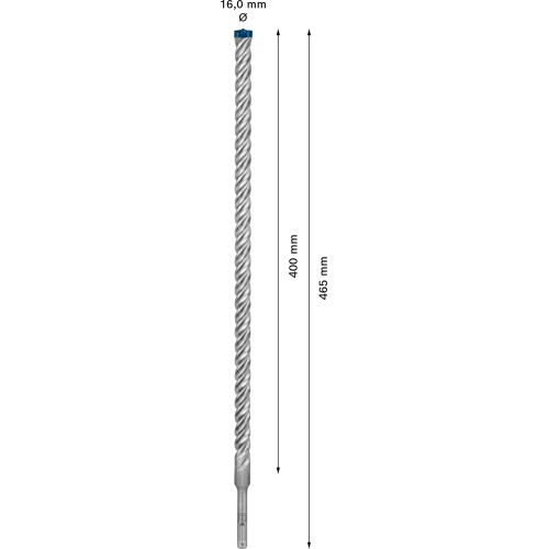 Broca para martillo EXPERT SDS plus-7X de 16 x 400 x 465 mm