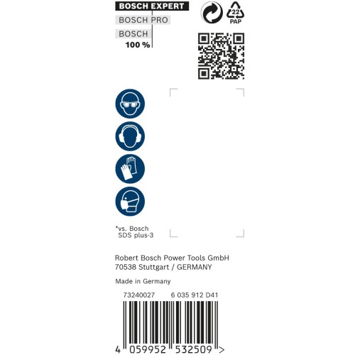 Broca para martillo EXPERT SDS plus-7X de 16 x 200 x 265 mm, 10 unidades