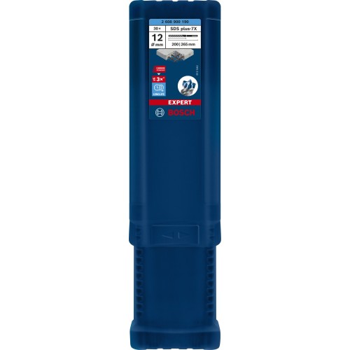 Broca para martillo EXPERT SDS plus-7X de 12 x 200 x 265 mm, 30 unidades
