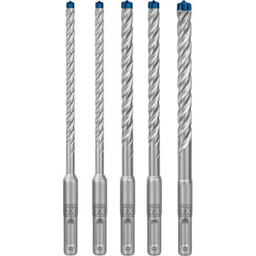 Set de brocas para martillo EXPERT SDS plus-7X de 6/6/8/8/10 mm, 5 unidades
