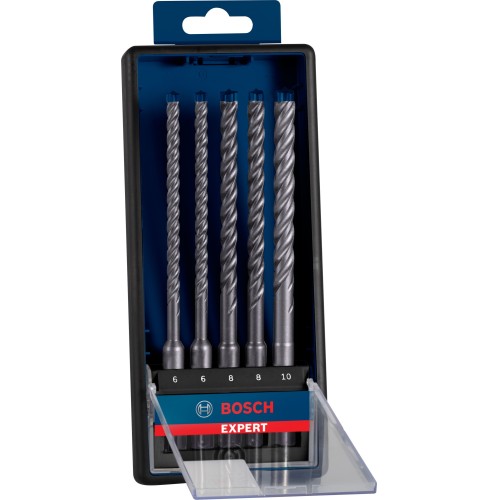 Set de brocas para martillo EXPERT SDS plus-7X de 6/6/8/8/10 mm, 5 unidades