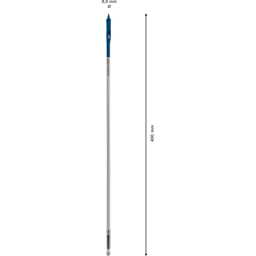 Broca fresadora plana EXPERT Self Cut Speed de 8 x 400 mm