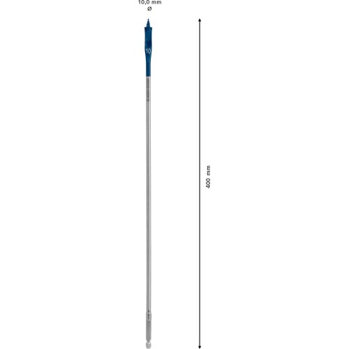 Broca fresadora plana EXPERT Self Cut Speed de 10 x 400 mm