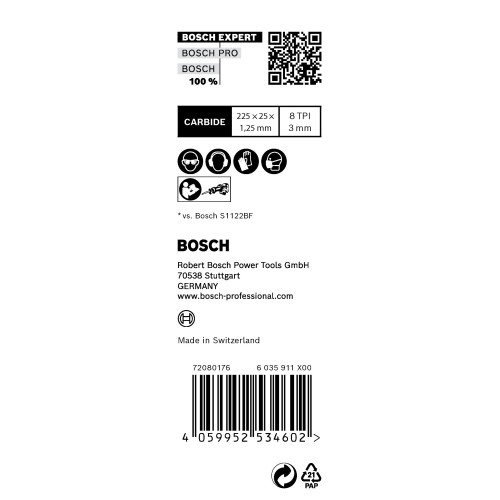 Hoja de sierra sable EXPERT Thick Tough Metal S1155CHC, 10 uds.