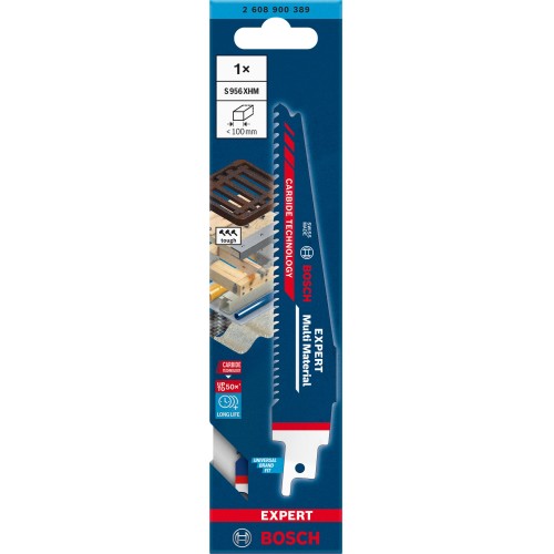 Hoja de sierra sable EXPERT 'Multi Material' 956 XHM, 1 unidad
