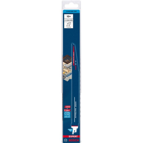 Hoja de sierra sable EXPERT 'Multi Material' S 1256 XHM, 10 unidades