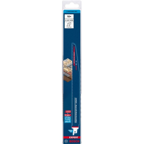 Hoja de sierra sable EXPERT Wood with Metal Demolition S1267XHM 10 uds.