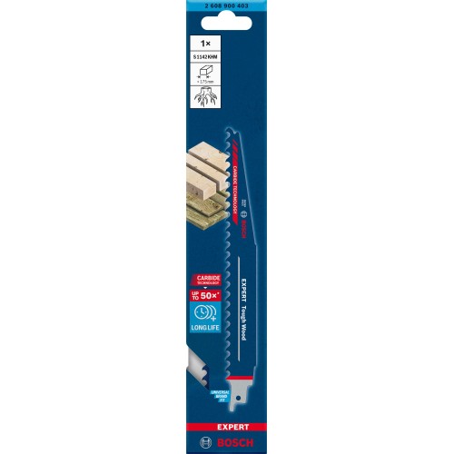 Hoja de sierra sable EXPERT 'Tough Wood' S 1142 KHM, 1 unidad