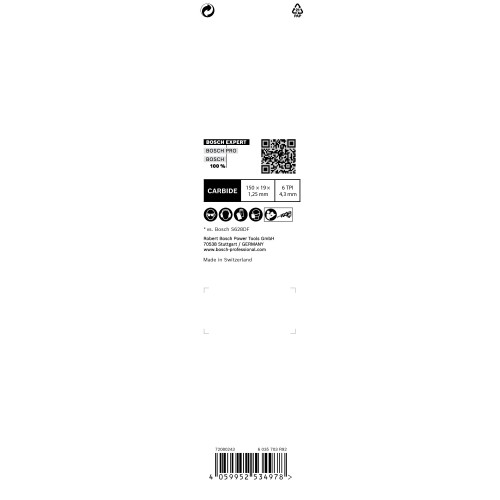 Hoja de sierra sable EXPERT ‘Fiber Plaster’ S 641 HM, 1 unidad