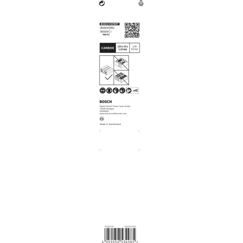 Hoja de sierra sable EXPERT ‘Aerated Concrete’ S 1141 HM, 1 unidad