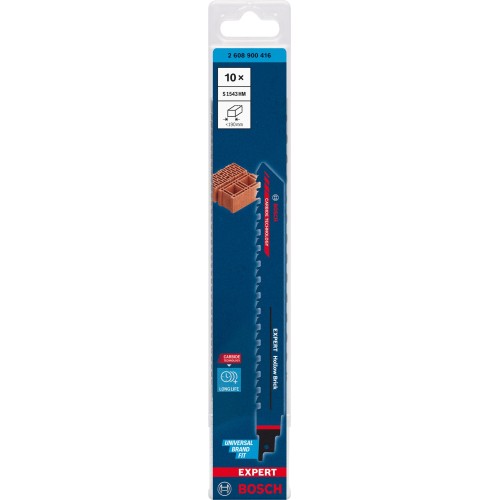 Hoja de sierra sable EXPERT 'Hollow Brick' S 1543 HM, 10 unidades