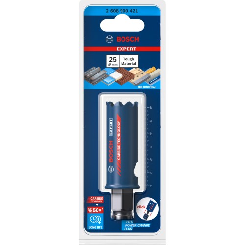 Sierra de corona EXPERT Tough Material de 25 x 60 mm