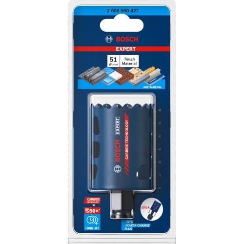 Sierra de corona EXPERT Tough Material de 51 x 60 mm